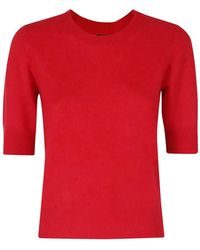 Herskind - Short-Sleeve Knitted Sweater - Lyst
