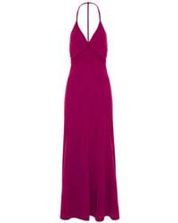 CuAnna - Ruched Halterneck Dress - Lyst
