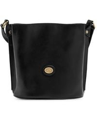 The Bridge - Story Donna Logo-Plaque Leather Bucket Bag - Lyst