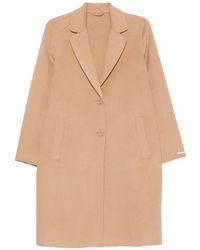 Marella - Notched-Lapel Single-Breasted Coat - Lyst