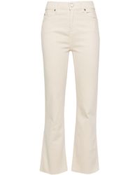7 For All Mankind - `Hw Slim Kick Colored Stretch With Raw Cut Oat` Jean - Lyst