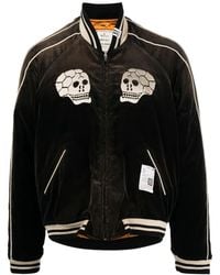 Maison Mihara Yasuhiro - Souvenir Velvet Bomber Jacket - Lyst