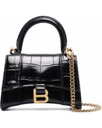 Balenciaga - Mini Hourglass Top-handle Bag - Lyst