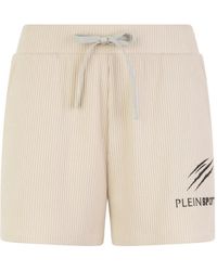 Philipp Plein - Ribbed Lettering Shorts - Lyst