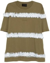 Simone Rocha - T-Shirt À Détails Volantés - Lyst