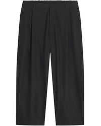 Maison Kitsuné - Pleated-Cotton Trousers - Lyst