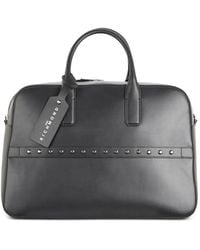 John Richmond - Stud-Embellished Leather Tote Bag - Lyst