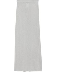 Tom Ford - Geribbelde Rok Verfraaid Met Pailletten - Lyst