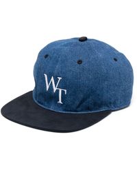 WTAPS - Embroidered-logo Denim Baseball Cap - Lyst