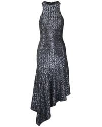 Michael Kors - Asymmetrisches Kleid Aus Lurex - Lyst
