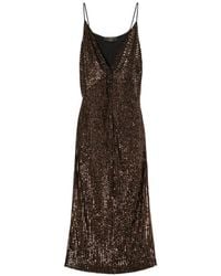 Twinset - Sequin Long Dress - Lyst