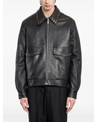 McQueen - Studded Leather Jacket - Lyst