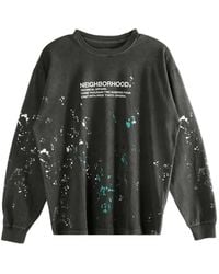 Neighborhood - Splatter-Paint Long-Sleeve Sweatshirt - Lyst