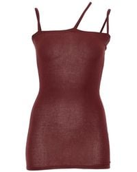 Baserange - Ribbed Asymmetric Tank Top - Lyst