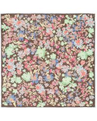Bimba Y Lola - Watercolor Floral Shawl - Lyst