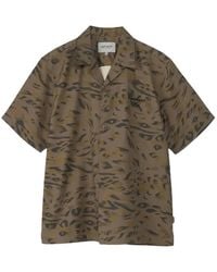 Carhartt - Travon Leopard-Print Shirt - Lyst