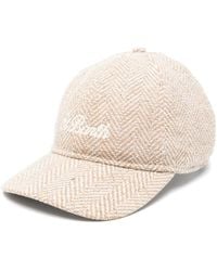 MC2 Saint Barth - Herringbone-Pattern Embroidered-Logo Baseball Cap - Lyst