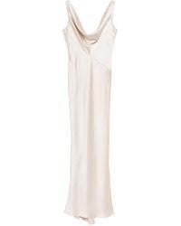 Amsale - Vestido de fiesta de satén - Lyst