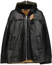 Our Legacy - Blizzard Hooded Leather Jacket - Lyst