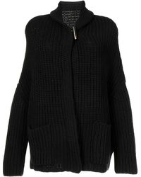 Forme D'expression - Chunky Knit Wool-Cashmere Cardigan - Lyst