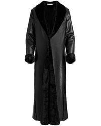 Alice + Olivia - Shelby Maximantel aus Faux Shearling - Lyst
