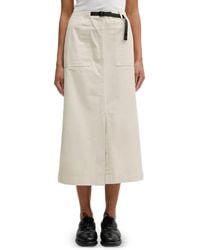 Gramicci - Belted-Waist Patch-Pocket Midi Skirt - Lyst