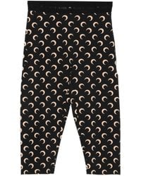 Marine Serre - Crescent Moon-Print Trousers - Lyst