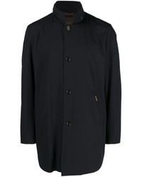 Moorer - Stand-up Collar Raincoat - Lyst