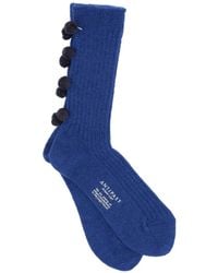Antipast - Pompom-Details Knitted Socks - Lyst