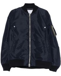 Sacai - Zip-Up Bomber Jacket - Lyst
