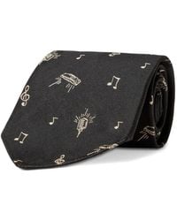 RRL - Musical-Motif Silk Tie - Lyst