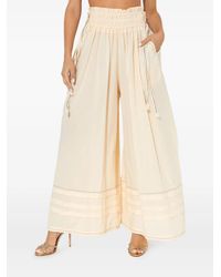 Agua Bendita - Pantalones palazzo Tatum bordados - Lyst