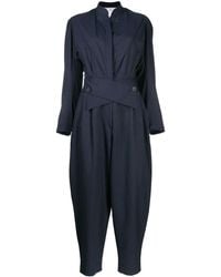 Stella McCartney Buttoned Panel Boiler Suit - Blue