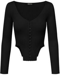Elena Velez - リネン ニットトップ - Lyst