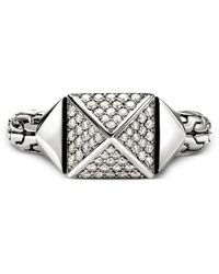John Hardy - Icon Ring Mit Diamanten - Lyst