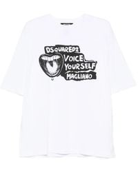DSquared² - Camiseta con motivo gráfico de x Magliano - Lyst