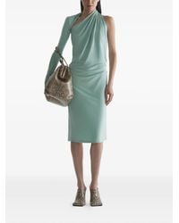 Mugler - Draped Loop Dress - Lyst
