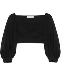 Philosophy Di Lorenzo Serafini - Voile Crop Top - Lyst