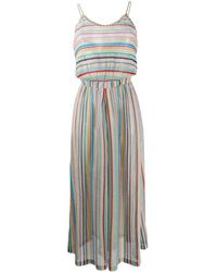 Missoni Cropped Striped Jumpsuit - Pink