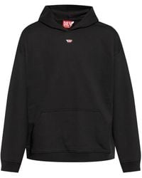 DIESEL - Felpa S-Boxt-Hood-D Con Cappuccio - Lyst
