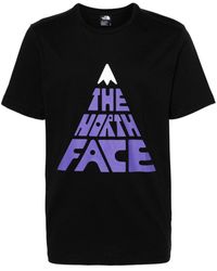 The North Face - Mountain Play-print Cotton T-shirt - Lyst