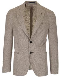 Al Duca d'Aosta - Micro-Check Jacket - Lyst