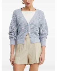 Guess - ボタン オープンニットカーディガン - Lyst