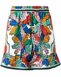 PUCCI - Elasticated Waistband Printed Shorts - Lyst