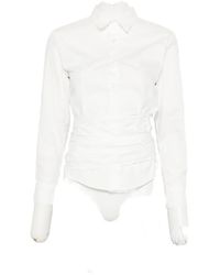 GIMAGUAS - Ashley Wrap-Waist Shirt - Lyst