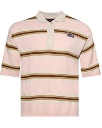 NAHMIAS - Striped Polo Shirt - Lyst