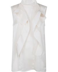 Sacai - ラッフル トップ - Lyst