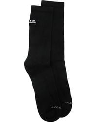 A_COLD_WALL* - Logo-Embroidered Socks - Lyst
