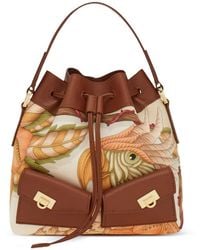 Ferragamo - Multipocket Bucket Bag - Lyst