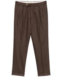 GTA - Pleated Wool Trousers - Lyst